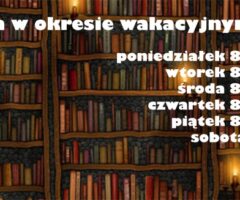 Biblioteka w wakacje