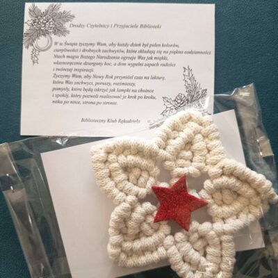 Świąteczne rękodzieło w bibliotece